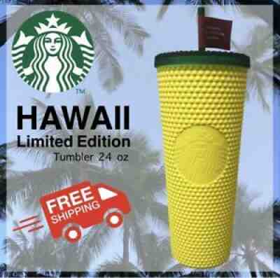 Starbucks NEW Hawaii Exclusive 2020 Pineapple Matte Studded Tumbler Cup 24oz ð? - Sold on eBay Jul 06, 2021 for $44.90