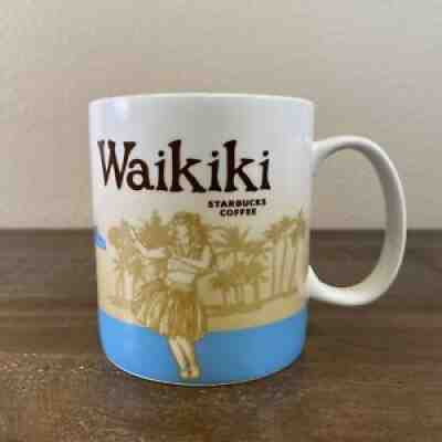 Starbucks Mug 2010 WAIKIKI HAWAII Collectors Series COFFEE MUG 16 OZ - Sold on eBay May 28, 2021 for $40.00