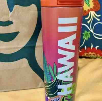 Hawaii Collection Starbucks Vacuum Insulated Tumbler Cup 16 Fl.oz *FREE SHI - Sold on eBay Aug 06, 2021 for $40.00