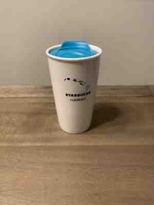 Starbucks 2014 Hawaii Ceramic 12oz Tumbler Coffee Mug With Lid - Sold on eBay Jun 03, 2021 for $39.99