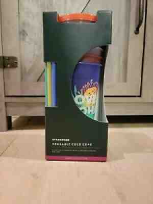 NEW Starbucks Hawaii Reusable Tumbler 24oz Cold Cup 5 Set 1 Box 2020 + FREE SHIP - Sold on eBay Aug 05, 2021 for $39.99