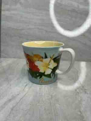 Starbucks Hawaii Hibiscus Flower Coffee Mug 2010 Bone China 16 oz - Sold on eBay May 29, 2021 for $39.95