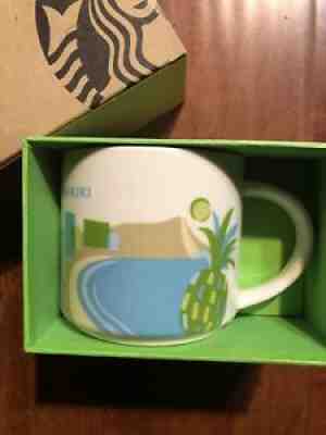 Starbucks YOU ARE HERE Coffee Mug WAIKIKI Hawaii NEW IN BOX - Sold on eBay Aug 05, 2021 for $39.95
