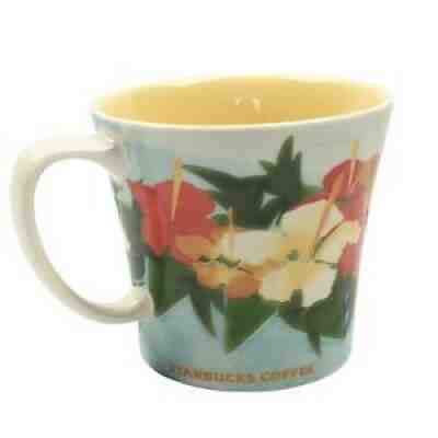 Starbucks Coffee Mug Hawaii 2010 Hibiscus Flower Floral 16 ozs - Sold on eBay Aug 14, 2021 for $38.97