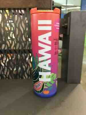 (1) Starbucks Hawaii Collection Exclusive Papaya Fruit Metal Tumbler 16 oz. - Sold on eBay Aug 11, 2021 for $38.95