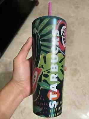 NEW Starbucks Venti Hawaii Stainless steel Cold Cup 24oz Tumbler - Sold on eBay Aug 21, 2021 for $38.00