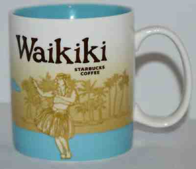 Starbucks Mug 2010 WAIKIKI HAWAII Collectors Series COFFEE MUG 16 OZ - Sold on eBay Jul 01, 2021 for $37.99