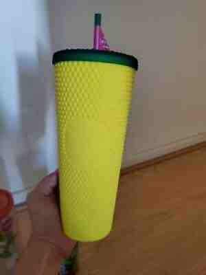 NEW Starbucks Hawaii Exclusive 2020 Pineapple Matte Studded Tumbler Cup 24oz - Sold on eBay Jul 03, 2021 for $35.00