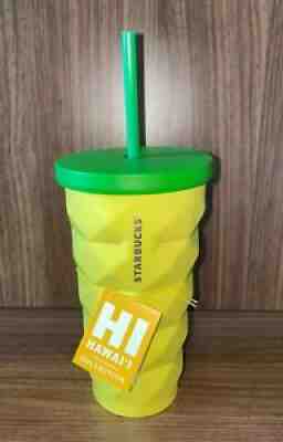 Starbucks Hawaii Collection Stainless Steel Pineapple 16 oz Tumbler Cold Cup New - Sold on eBay Jun 09, 2021 for $34.99