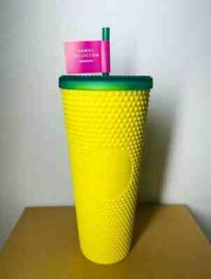 NEW Starbucks Hawaii Exclusive 2020 Pineapple Matte Studded Tumbler Cup 24oz - Sold on eBay Jul 09, 2021 for $34.99