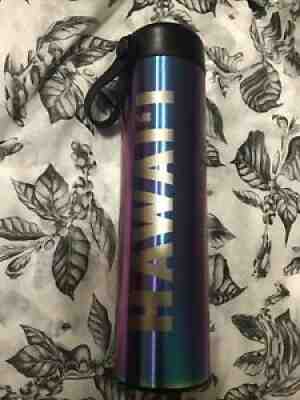New HAWAII Starbucks Iridescent Stainless Steel Vacuum Insulated Cold Cup 16oz - Sold on eBay Jul 31, 2021 for $34.99