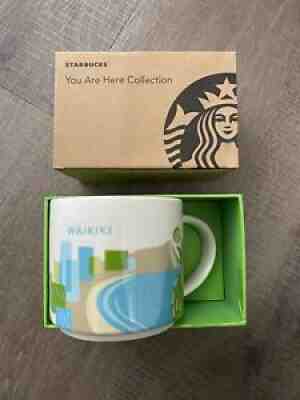 Starbucks YOU ARE HERE Coffee Mug WAIKIKI Hawaii NEW IN BOX 14oz - Sold on eBay Jun 01, 2021 for $34.95