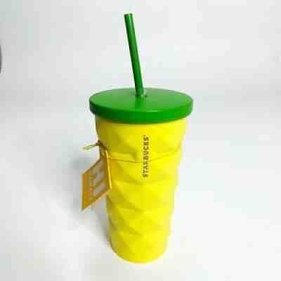 Starbucks 2016 Hawaii Pineapple 16oz Grande Stainless Steel Coffee Tumbler - Sold on eBay Jul 16, 2021 for $34.95