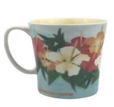 Starbucks Hawaii New Bone China Hibiscus Flowers Mug 16 oz Yellow Interior 2010 - Sold on eBay Jul 17, 2021 for $34.95
