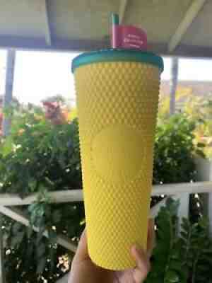 STARBUCKS Pineapple Tumbler Hawaii Exclusive 24oz - Sold on eBay Jun 02, 2021 for $34.00