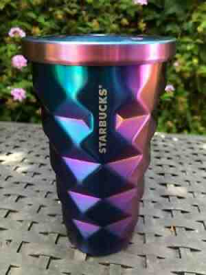 2016 NEW Starbucks Iridescent Purple Pineapple 16 oz Metal Tumbler Cup - Sold on eBay Aug 22, 2021 for $119.00