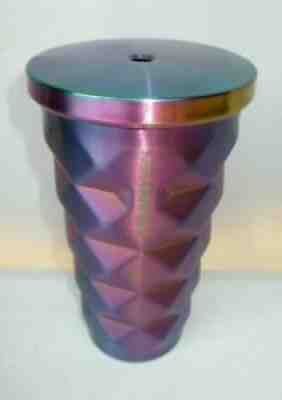 2016 STARBUCKS PINEAPPLE IRIDESCENT OIL SLICK 16oz TUMBLER - Sold on eBay May 31, 2021 for $108.99