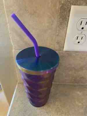 STARBUCKS Iridescent Purple Pineapple Metal Tumbler Grande 16oz Rare 2016 - Sold on eBay Jun 14, 2021 for $79.00
