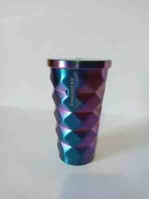Starbucks Purple Pineapple Iridescent metal tumbler cup - Sold on eBay Jun 14, 2021 for $59.95