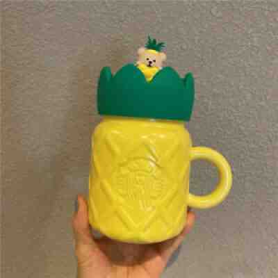 Starbucks 2021 new product pineapple classroom bear ceramic mug cup - Sold on eBay Jul 16, 2021 for $48.85