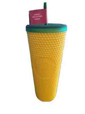 Starbucks Hawaii Exclusive 2020 Pineapple Matte Studded Tumbler Cup 24oz - Sold on eBay Aug 12, 2021 for $28.00