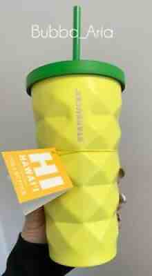 Starbucks Hawaii Pineapple Tumbler Grande Metal 16 oz. (Brand New) - Sold on eBay Jul 13, 2021 for $27.99