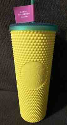 ð? NEW Starbucks Hawaii Exclusive 2020 Pineapple Matte Studded Tumbler Cup 24oz - Sold on eBay Aug 25, 2021 for $27.99