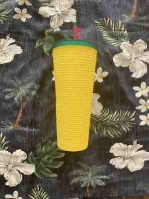 NEW Starbucks Hawaii Collection Limited Edition Pineapple 24oz Tumbler - Sold on eBay Jun 29, 2021 for $23.50