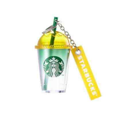 [Starbucks] Korea 2018 Summer Pineapple Coldcup Key Chain / Limited Edition - Sold on eBay Jul 16, 2021 for $16.39
