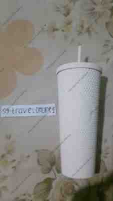 Starbucks Indonesia New Release - 3x White Cold Cup 24oz - 3 Studded Cups - Sold on eBay Aug 25, 2021 for $276.00