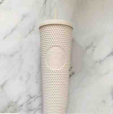New Starbucks Indonesia Matte White Studded Cold Cup - Sold on eBay Aug 04, 2021 for $105.00
