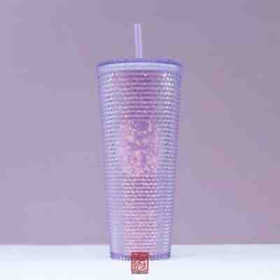 Starbucks China purple glitter studded cup 24oz plastic tumbler 24Oz ON HAND - Sold on eBay Aug 09, 2021 for $47.00