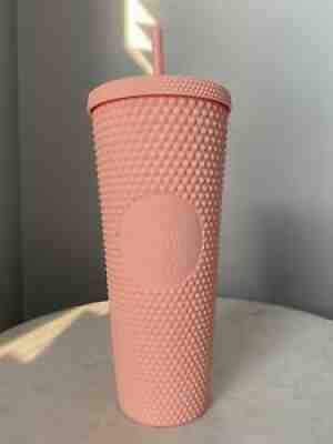NEW Starbucks Spring 2020 Matte Pink Studded Tumbler 24 oz HTF - Sold on eBay Jul 29, 2021 for $102.50