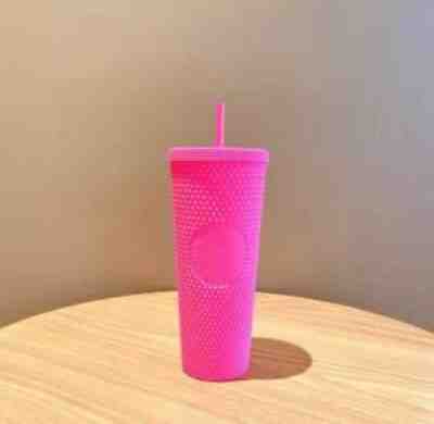 New Starbucks China 2021 Matte Barbie Pink Diamond 24oz Studded Cup Tumbler !!!! - Sold on eBay Jul 04, 2021 for $40.00