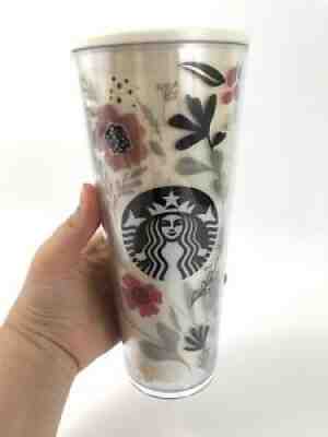 Starbucks Harvest Floral 24oz Venti Tumbler 2014 *MISSING LID & STRAW *CUP ONLY* - Sold on eBay Jul 25, 2021 for $89.00