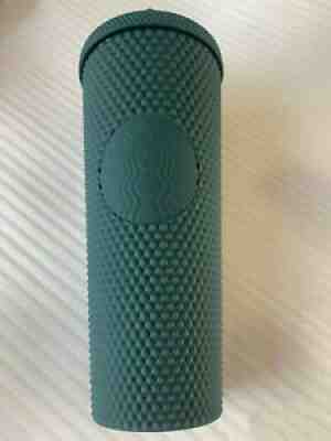 New Starbucks Indonesia Frosted Green Cold Cup 24oz - Studded Cup - Sold on eBay Aug 10, 2021 for $81.00