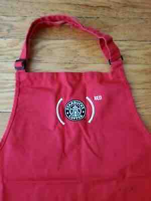 Starbucks Apron RED - Sold on eBay Aug 28, 2021 for $5.00