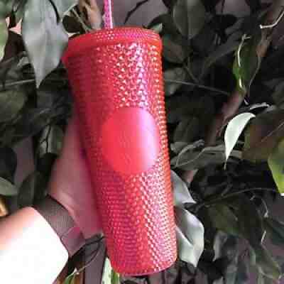 Starbucks Neon Pink Studded Cold Cup Tumbler Winter 2019 size 24 oz NEW - Sold on eBay Aug 08, 2021 for $52.00
