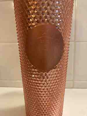 Starbucks Limited Edition Rose Gold Studded Tumbler Venti 24oz Cup - Sold on eBay Sep 01, 2021 for $155.00