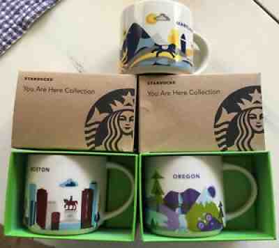 Starbucks- you are here mugs (lot Of 3) - Sold on eBay Jun 16, 2021 for $25.00