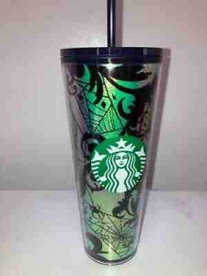 Green Halloween Starbucks 2021 Fall 24oz tumbler - Sold on eBay Sep 11, 2021 for $52.00