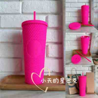 Starbucks 24oz Diamond Studded Tumbler Barbie Pink Cold Cup Venti Straw Cup - Sold on eBay Sep 08, 2021 for $58.00