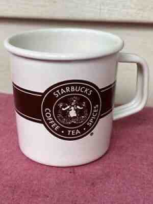 Used Starbucks Enamel Mug Camping Hiking - Sold on eBay Aug 23, 2021 for $5.00