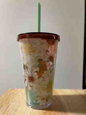 Starbucks Green And Red Floral Tumbler - Sold on eBay Aug 30, 2021 for $32.00