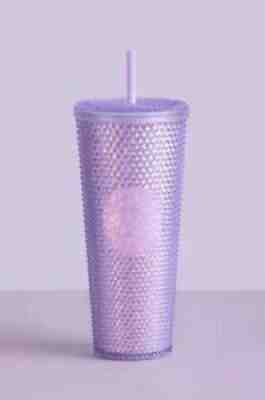2021 Starbucks China Iridescent Glitter Purple Studded 24oz Tumbler Straw Cup - Sold on eBay Jul 24, 2021 for $37.00