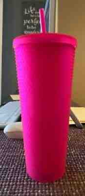 Starbucks - 2021 Fall - Studded Cold Cup Tumbler - Venti - Neon Pink - Sold on eBay Sep 10, 2021 for $40.00