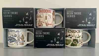 Star Wars Starbucks Been There Series - Mug Set of 3: Tatooine, Endor & Batuu - Sold on eBay Aug 15, 2021 for $80.00