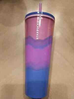 Starbucks Summer 2021 Color Wave Trio 24oz Cold Cup New Tumbler - Sold on eBay Jun 23, 2021 for $17.50