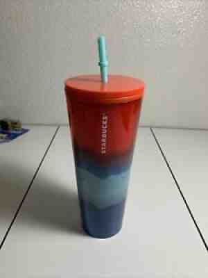 New Starbucks SUMMER 2021 COLD CUP WAVE TRIO WARM 24oz tumbler - Sold on eBay Jun 28, 2021 for $18.50