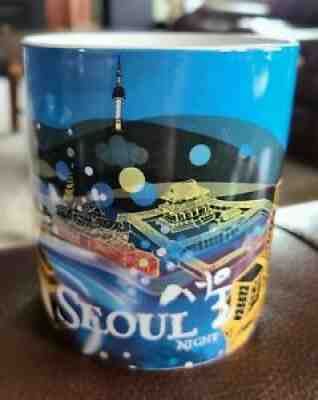 2012 Starbucks Seoul Korea Night Ceramic Coffee Mug 16oz Collectors - Sold on eBay Aug 08, 2021 for $9.99